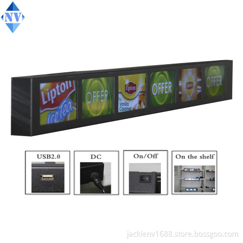 multi screen advertising player-4.3inch*6screen